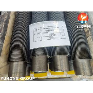 China Heat Exchanger ASTM A335 P22 HFW Solid Finned Pipes With 11-13 Cr Fins on sale