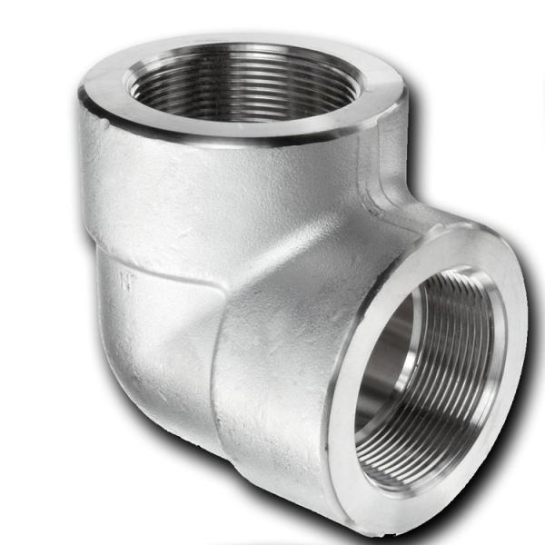 ASTM B466 UNS C70600 CuNi 90/10 Forged Pipe Fittings , 90 Degree Butt Welding