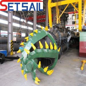 Customization Water Flow 3500m3 Diesel Engine Cutter Suction Dredger with