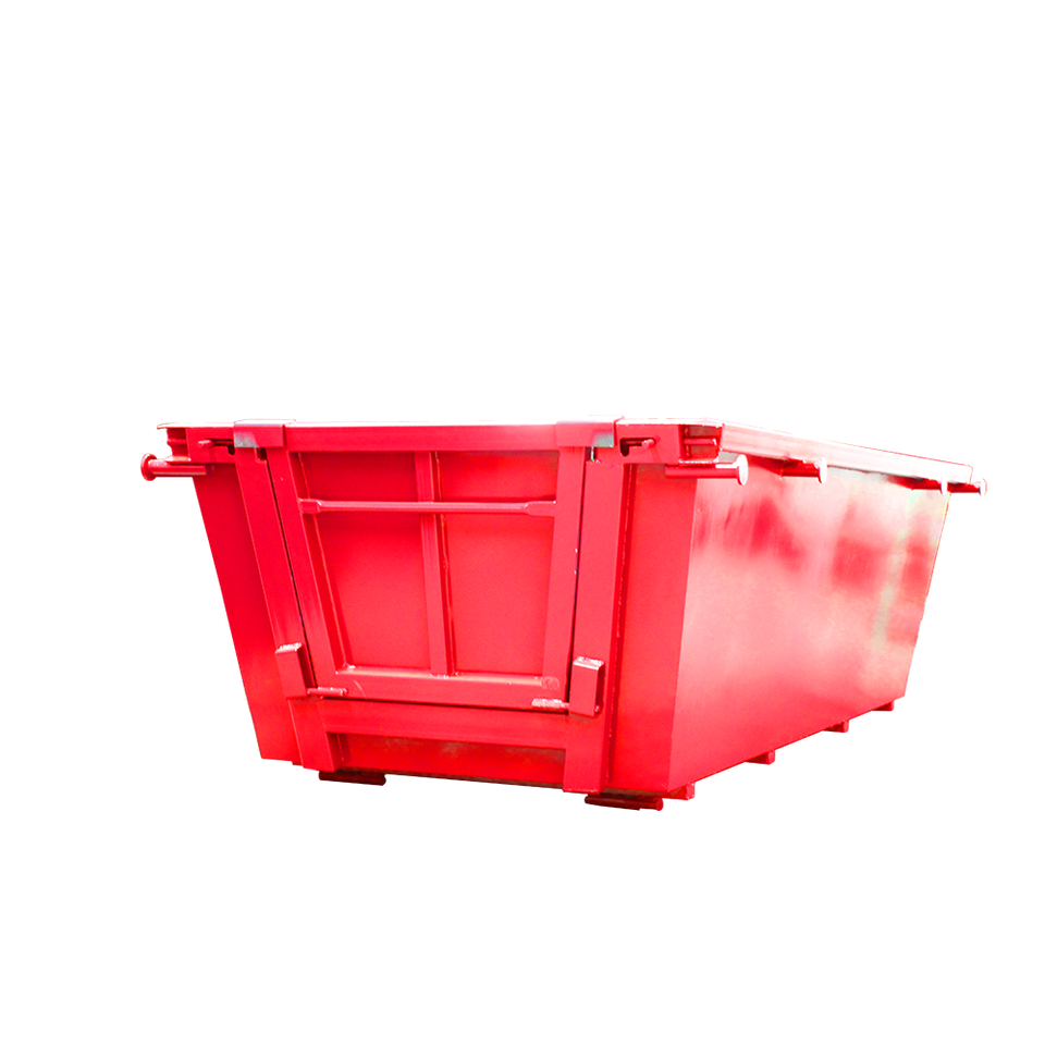 Durable 9M3 Skip Bin with Door 4mm Steel Walls for Heavy-Duty Waste