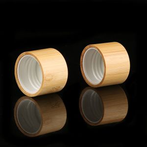 Bamboo Thread Flat Bottle Cover With Plastic Inner