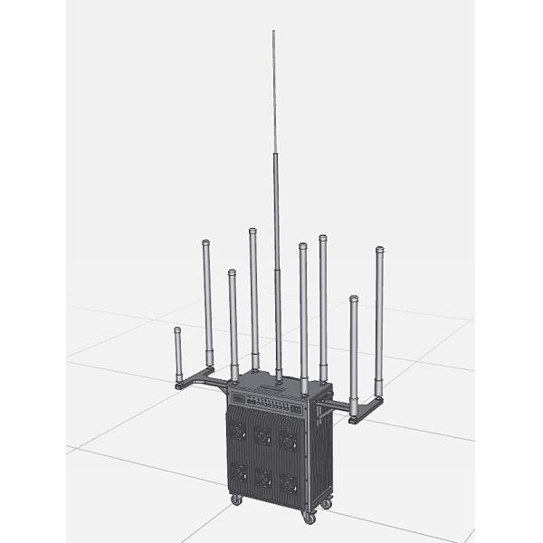 Army Project Bomb Signal Jammer Portable With 30m Jamming Distance