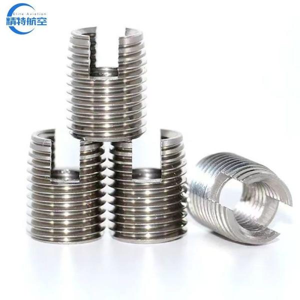 Slotted Thickwall Zinc Brass Plated Self-Tapping Threaded Inserts 500pcs/bag for