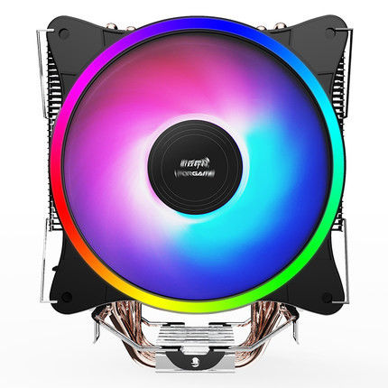 RGB CPU Cooler High air flow tower type CPU Cooler with 4 Heat Pipes for intel