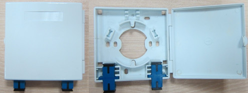 FTTH Indoor Outdoor Fiber Optic Accessories Fiber Optic Termination Box IP65 1.45kg