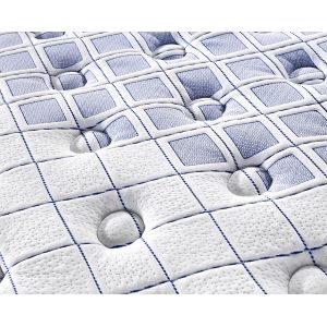 Compress And Roll Up Memory Foam Queen Pocket Coil Spring Mattress
