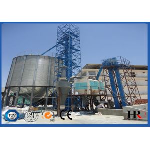 Corrugated Hot Dip Galvanized Grain Storage Bins With Temperature Moisture