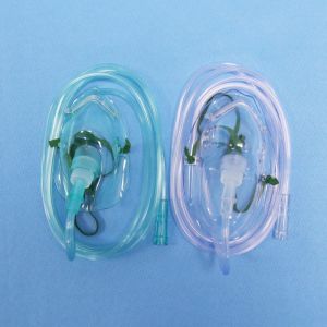 High rate aerosol output nebulizer mask with oxygen oxygen aerosol mask mask for oxygen