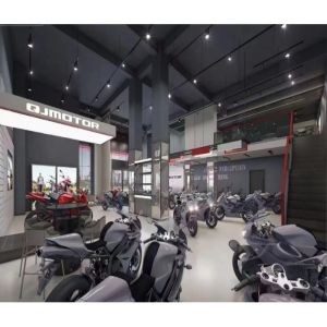 High Strength Steel Building Showroom Customized for Automobile Showrooms