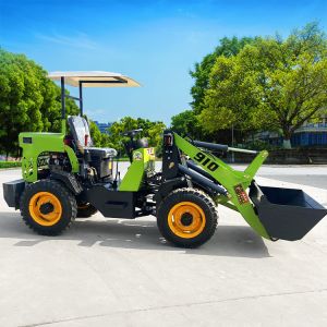 Cheap Manufacturer Mini Loader 4WD Tractor with Front End Loader and Small Mini Wheel Loader for sale