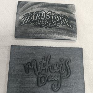 OEM High Quality PU Leather Patches Custom Laser Embossing Leather Sew on Jeans