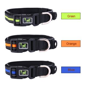 Military Lightweight Puppy Collar Reflective Hunting Dog Collars S-Xl ODM With