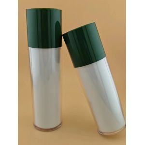 80ml 100ml Essence Cream Airless Lotion Round Bottle For Customization