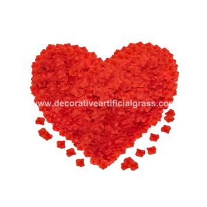 Red Artificial Flower Petals Silk Satin Rose Petals OEM ODM