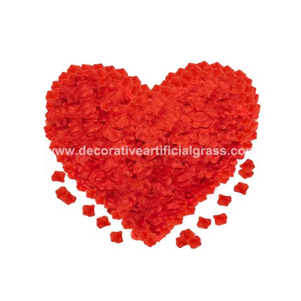Quality Red Artificial Flower Petals Silk Satin Rose Petals OEM ODM wholesale