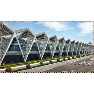 Modern Steel Prefab Commercial Building With Security Measures