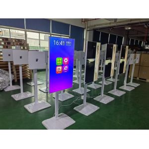 Iboard 19 years factory Wholesale 23.8 27 32 inch Floor Standing Digital Signage Display Advertising Floor Standing Kiosk Capacitive Touch With Android Or Windows System for indoor advertising