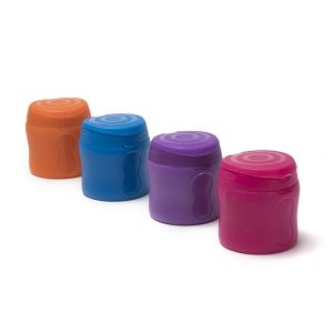 Orange Barrel Shape Kawaii Pencil Sharpener Two Hole