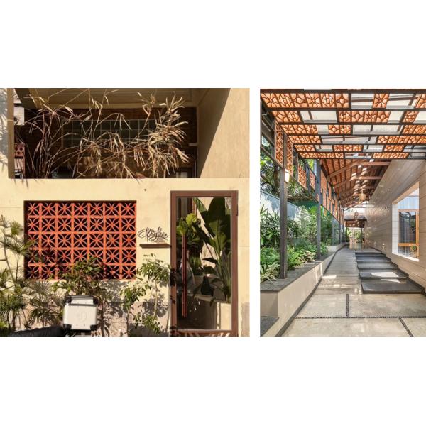 Terracotta Screen Breeze Blocks Versatile To Create Decorative Partitions Screens And Walls