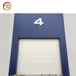 Customizable Automatic Factory Overhead Sectional Industrial Door With Pedestrian Gate and Window