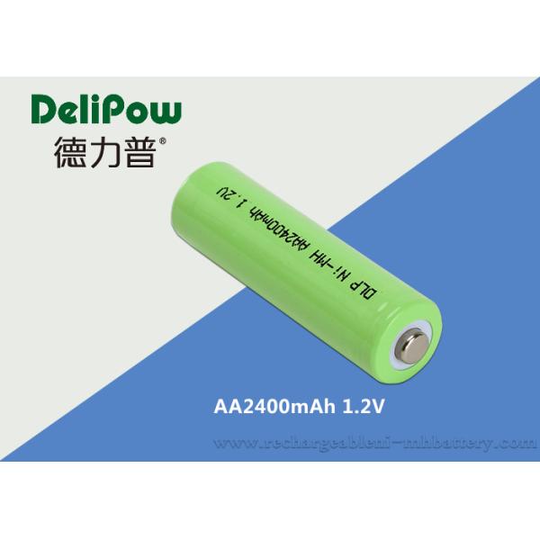 AA High Power Rechargeable Battery , Low Discharge Rechargeable Batteries 2400mAh