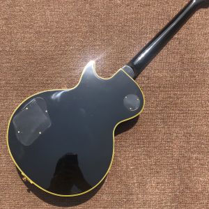 Custom Yellow Binding Gold Hardware Bigsby Tremolo LP Electric Guitar