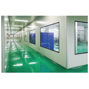 Aluminum Frame Double Tempered Glass Window For Clean Room Environments