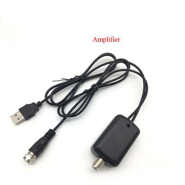 HDTV Indoor Amplified TV Antenna 50 to 70 Miles Range with Detachable Amplifier Signal Booster and 16 Feet Coaxial Cable