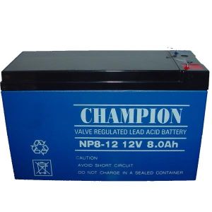 Champion AGM battery 12V8AH Lead Acid battery 12V8AH Storage battery manufacture