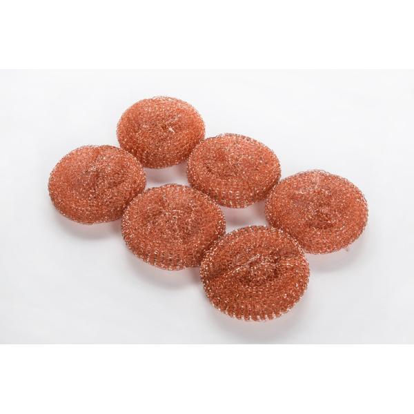 Quality Anti Mildew Copper Scouring Pads Customized Weight For Kitchen Cleaning wholesale