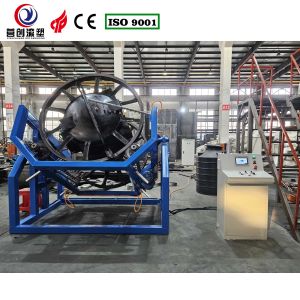 Cheap Delta PLC Control System Rock And Roll Rotomoulding Machines Low Noise User Friendly Design for sale