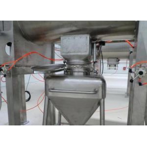 Easy Cleaning Ribbon Blender Mixer Machine With Vacuum Feeder / Pneumatic