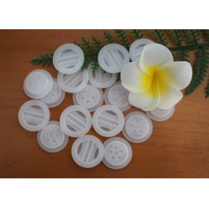 HDPE One Way Degassing Valve Single Air Vent Assemble On ziplockk Espresso Flat