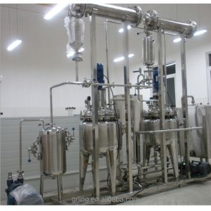 Pharmaceutical Vacuum Evaporator System 10-100kw Concentration Equipment For