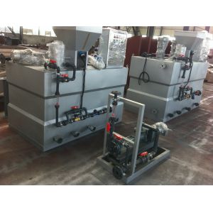 SS304 Automatic PAM Integrated Dosing System 1000l/H Wastewater Treatment