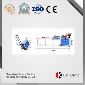 EATCAMP Outdoor Kitchen Products With Double Gas Stoves 7.4 Kg - 40 L - 3 KW * 2