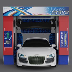 Risense CE Approved 5 Brushes Full Automatic Rollover Car Wash Machine with air