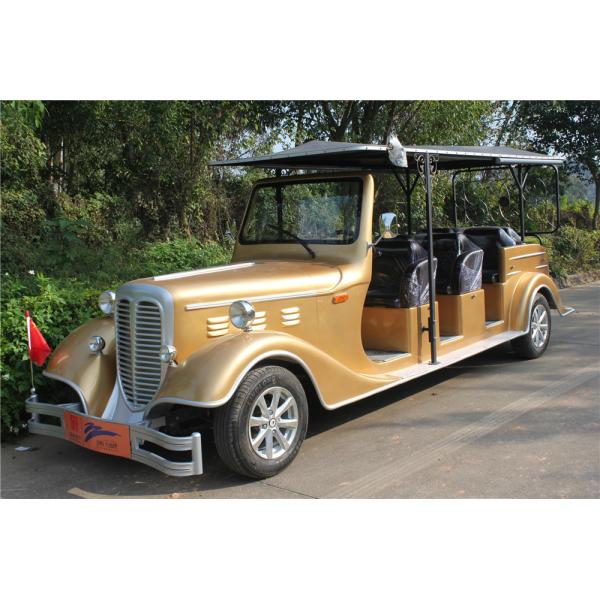 Custom 11 Seater Antique Electric Cars Sightseeing Vehicle For Airport Reception