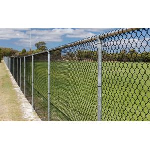Black PVC CoatedChain Link Panels Fence/Cyclone Fence 1.8m*10m*50mm*50mm