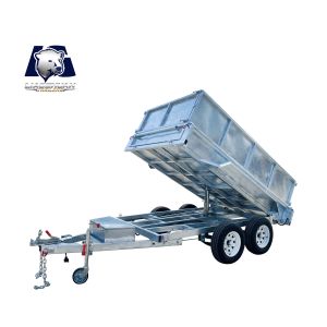 10*5 Double Box Type Trailer Agricultural Self Unloading Tipper Box Trailer