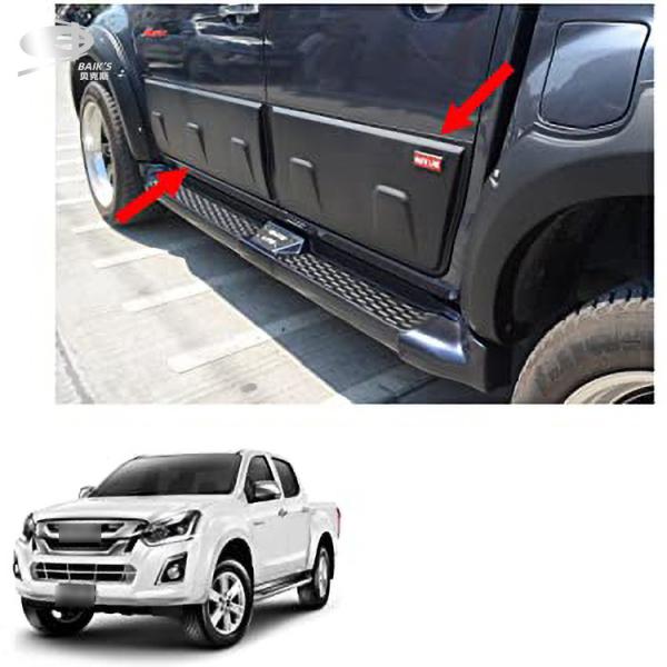Quality One Touch Tech Door Side Cladding Guard Protector For D-Max 2012-2019 4X4 Pickup wholesale