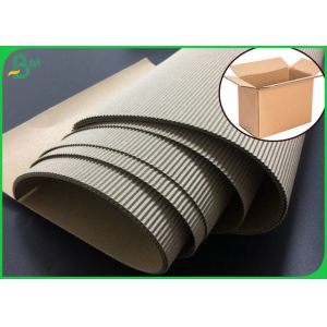 Moisture Resistant 2 layers Corrugated Fiberboard Of 48inch Width