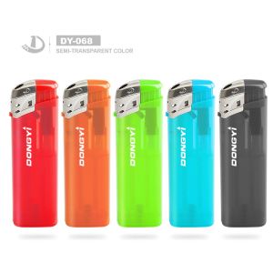 Custom Electric Windproof Plastic Lighter for Cigarette EUR Standard and