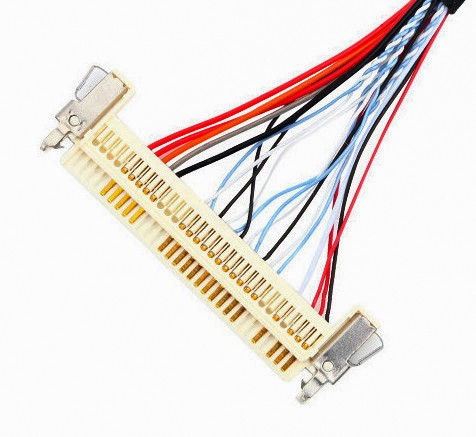 Quality ACES 50204-040-11 JAE FI-X30HL JST SPH-002T-P0.5S LCD LVDS Cable wholesale