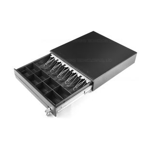 Cheap 8.5 KG 400D POS Cash Drawer RJ12 , Metal Cash Till Drawer CE ROHS ISO Approval for sale