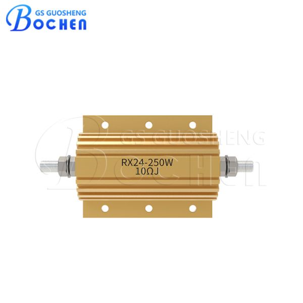 RX24 500W 10K 5% Gold Aluminum Housed Wirewound Power Resistor Dynamic Braking