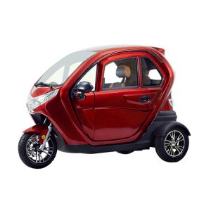 China Stable Covered Electric Tricycle 1500W Motor Adjustable Seat 45 Km Per Hour on sale