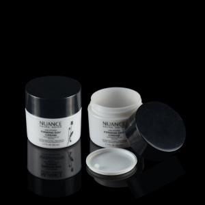 China 56.2MM 50ml PETG Cosmetic Jar Luxury Cosmetic Containers With ABS Lid on sale