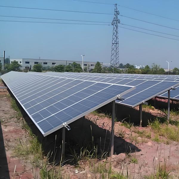 Customizable Ground Solar Mounting Brackets for Pre-Assembled Components and