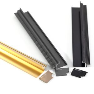 RCR 1641 Matt Grey Black Square Long Aluminium Drawer Handles